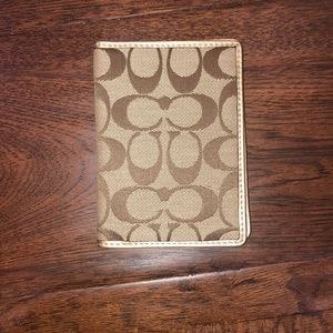 Coach Passport Holder